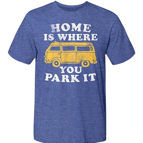 💥5 for 35$💥 Home is where you park it / T-shirt - Picture 1 of 1